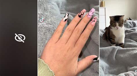 TikTok New Nails and Kitty Video .